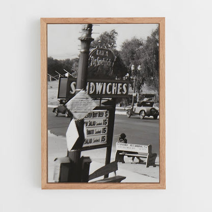 ap-los angeles 1932-1 cadre Bois clair