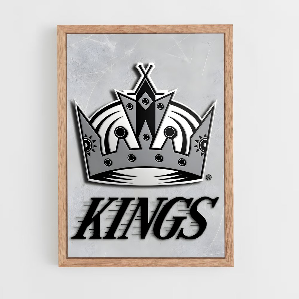 ap-los angeles kings-2 cadre Bois clair