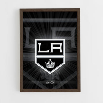 ap-los angeles kings-5 cadre Bois foncé