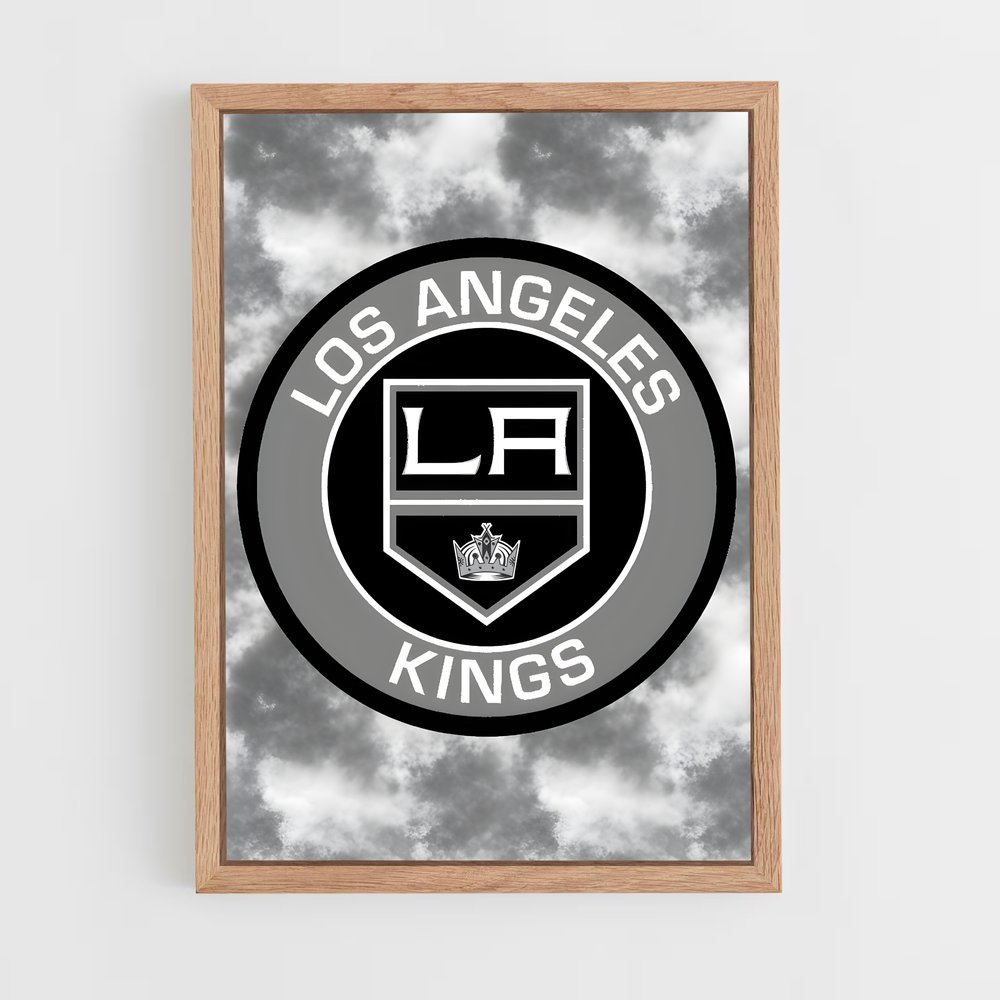 ap-los angeles kings-7 cadre Bois clair