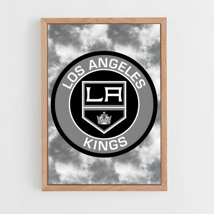 ap-los angeles kings-7 cadre Bois clair