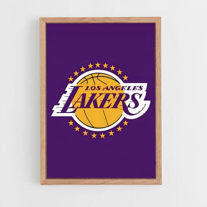ap-los angeles lakers-11 cadre Bois clair