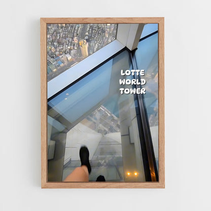 ap-lotte world tower-4 cadre Bois clair
