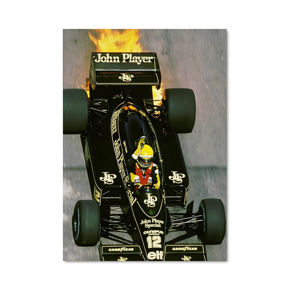 Poster Flamme de Vitesse