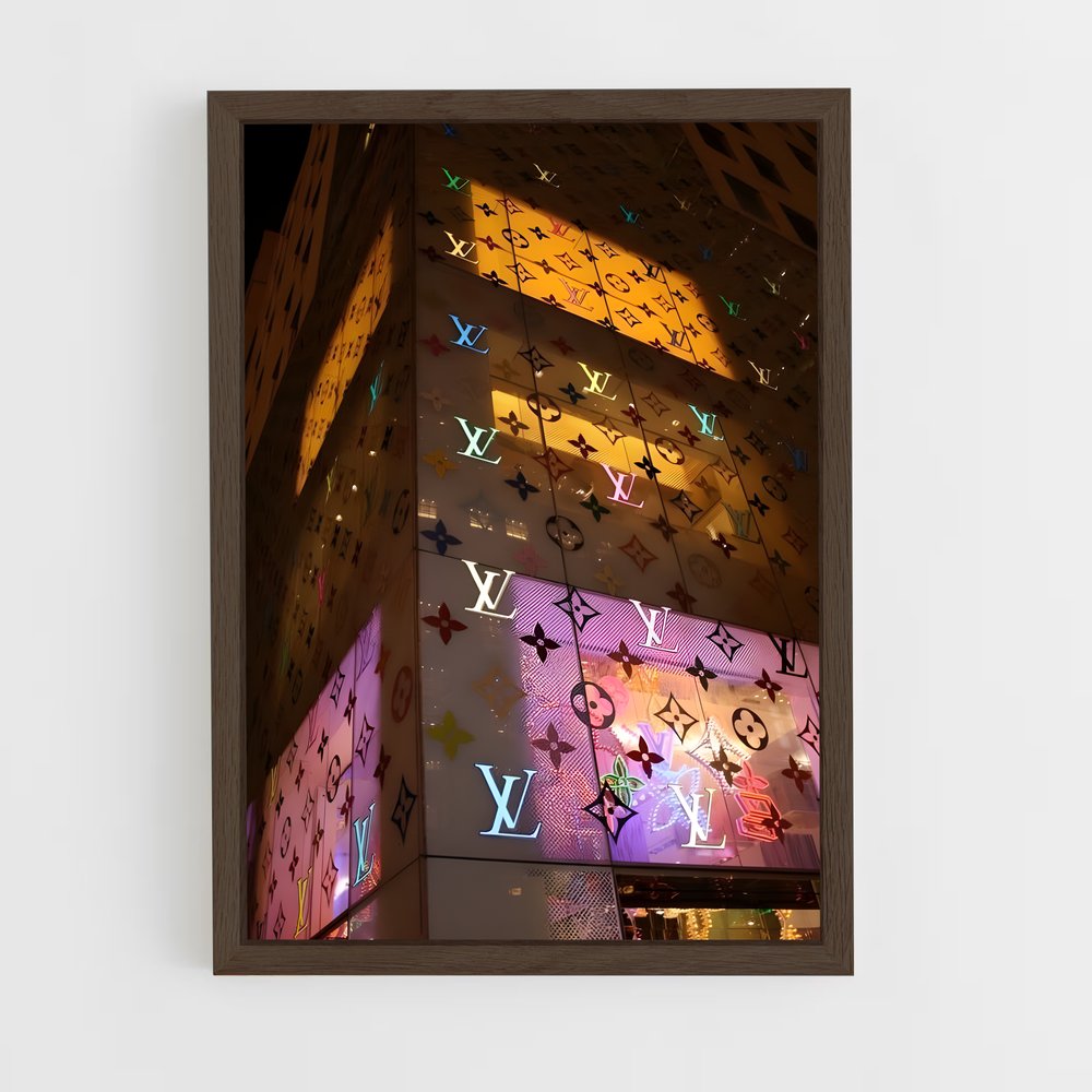 ap-louis vuitton-2 cadre Bois foncé