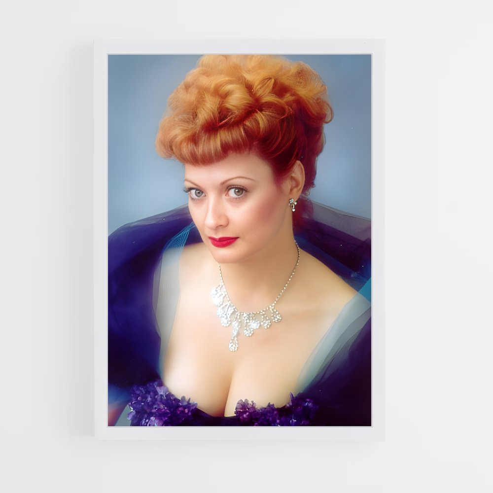 ap-lucille ball-1 cadre Blanc
