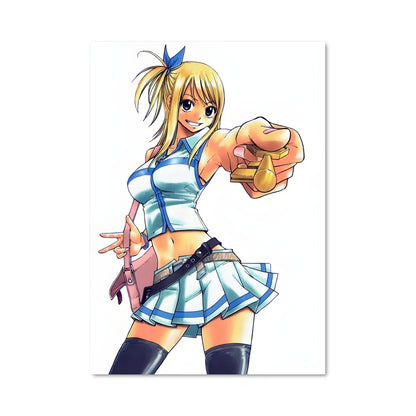 Poster Lucy en Bleu