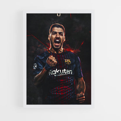 ap-luis suarez-9 cadre Blanc