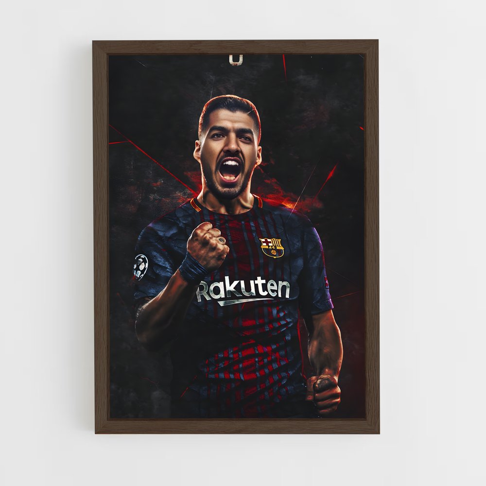 ap-luis suarez-9 cadre Bois foncé