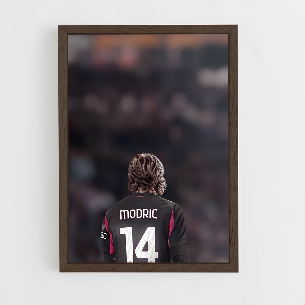 ap-luka modric-6 cadre Bois foncé