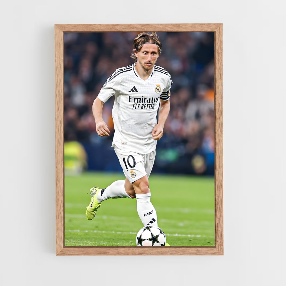 ap-luka modric-9 cadre Bois clair