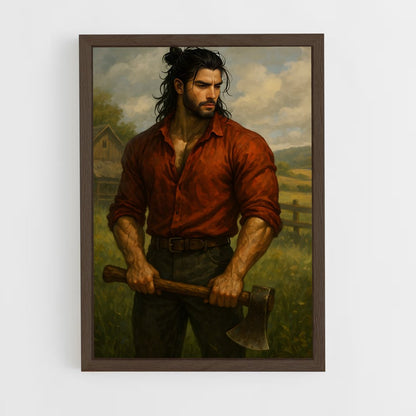 ap-lumberjack-6 cadre Bois foncé