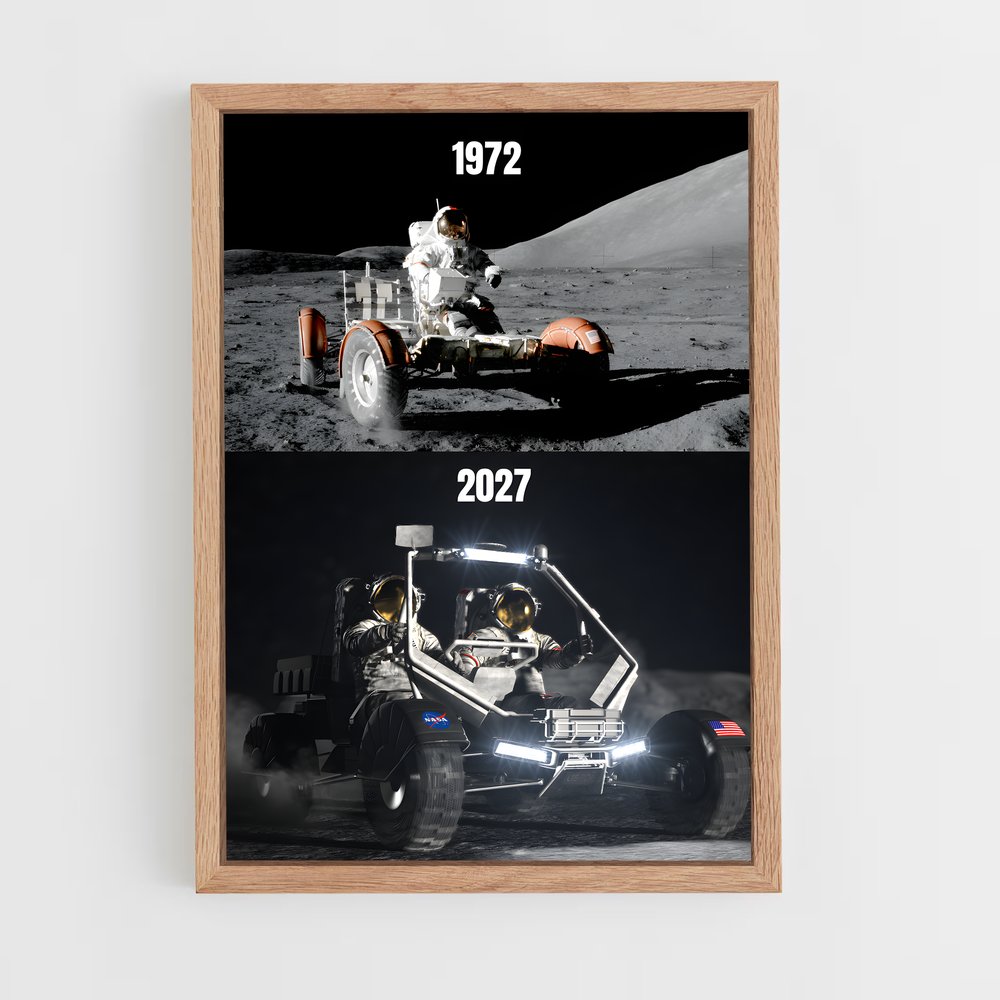 ap-lunar vehicles-1 cadre Bois clair