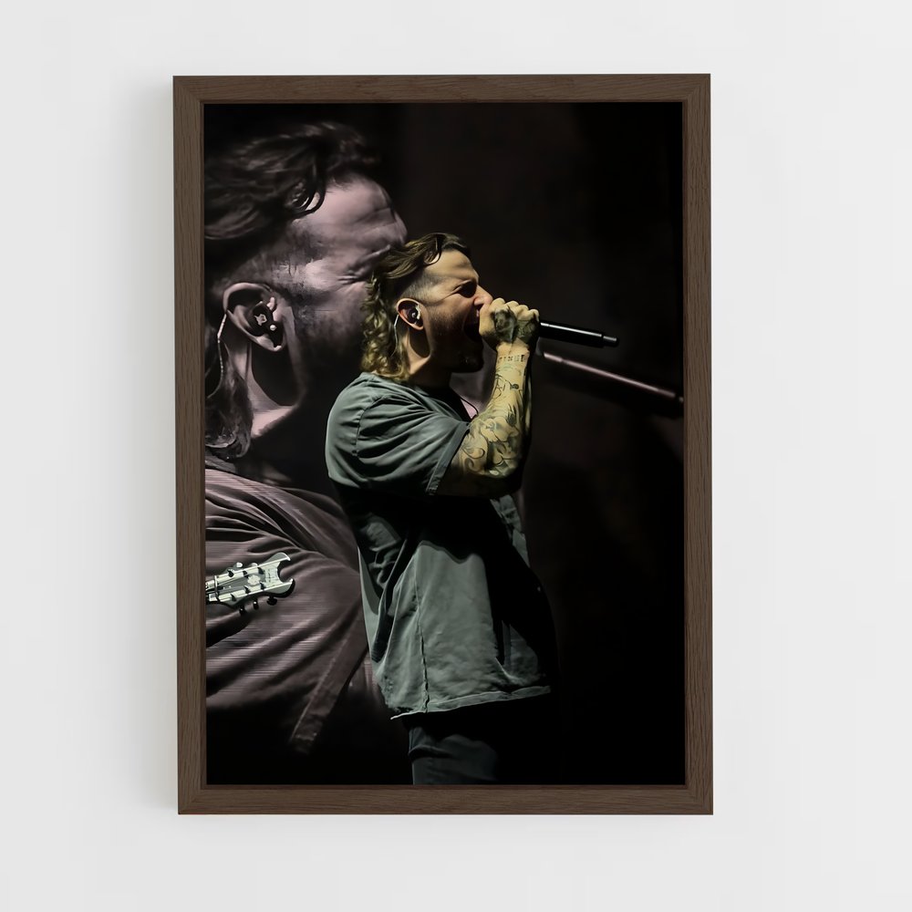 ap-m. shadows-1 cadre Bois foncé