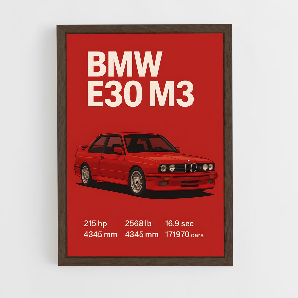 ap-m3 e30-8 cadre Bois foncé