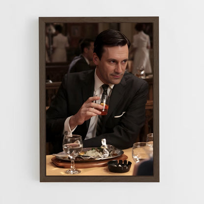 ap-mad men-2 cadre Bois foncé