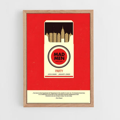 ap-mad men-4 cadre Bois clair
