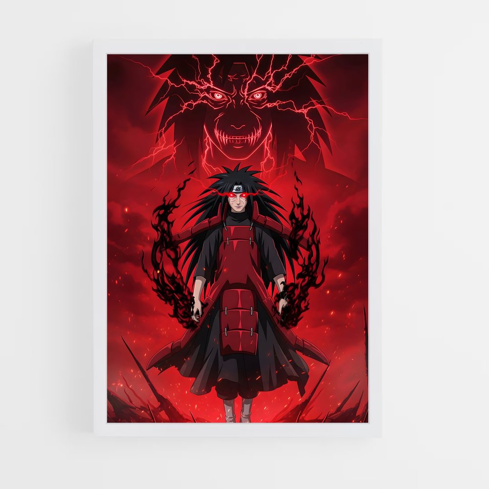 ap-madara uchiha-4 cadre Blanc