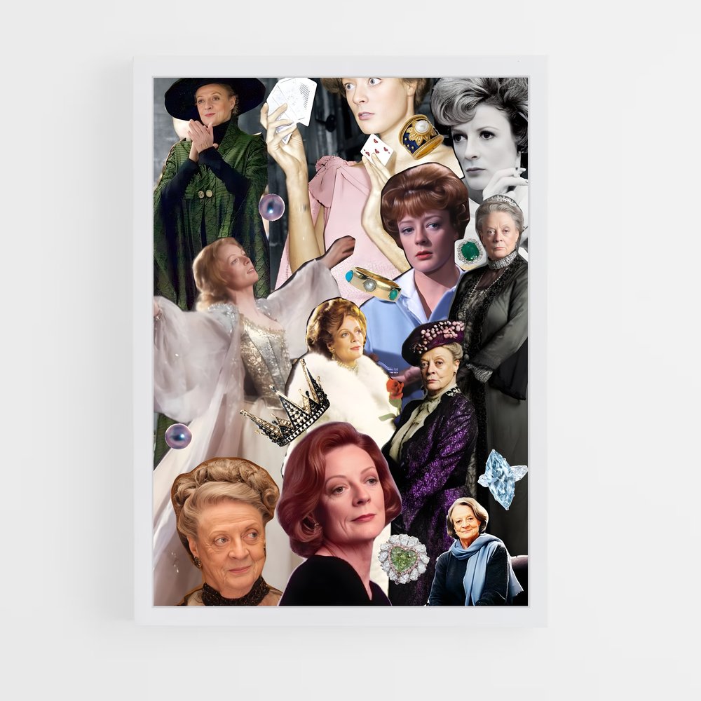 ap-maggie smith-5 cadre Blanc