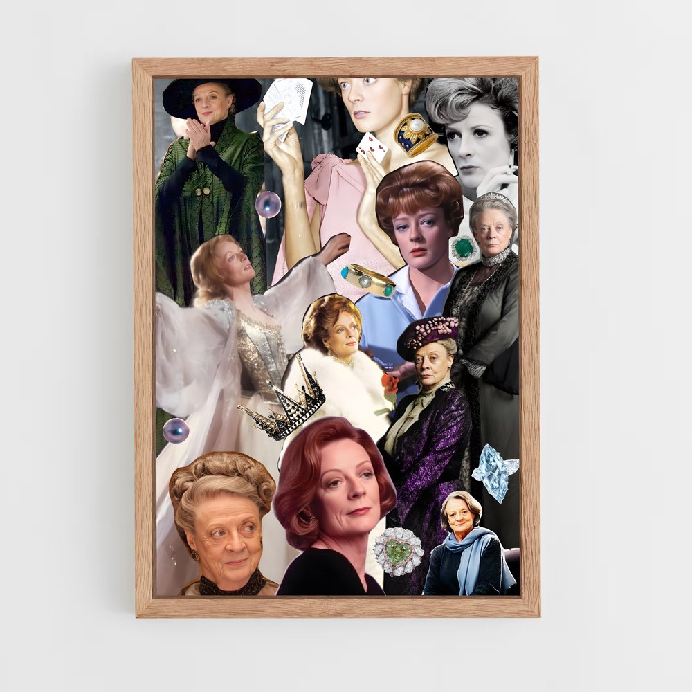 ap-maggie smith-5 cadre Bois clair