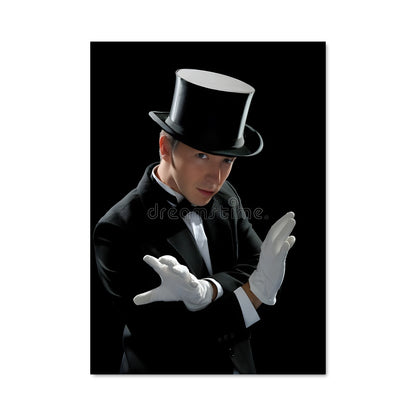Poster Le Magicien Élégant