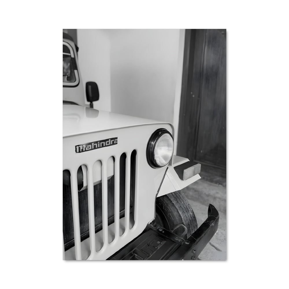 Poster Aventure en Jeep