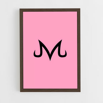 ap-majin buu-9 cadre Bois foncé