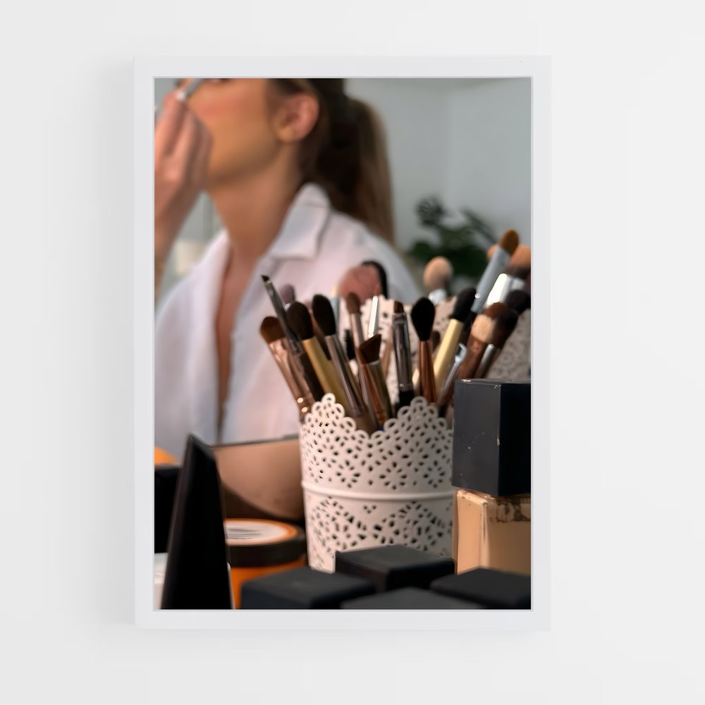 ap-makeup artist-8 cadre Blanc