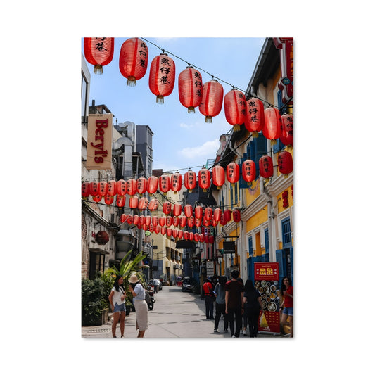 Poster Lanternes Rouges