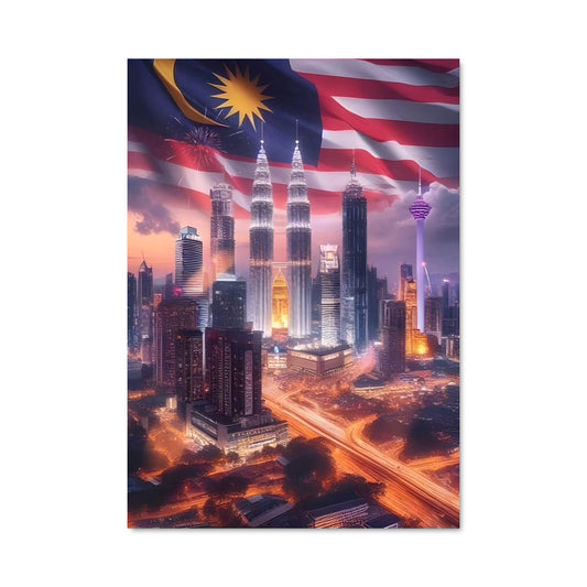 Poster Malaysia flag 85536