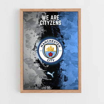 ap-manchester city fc-1 cadre Bois clair