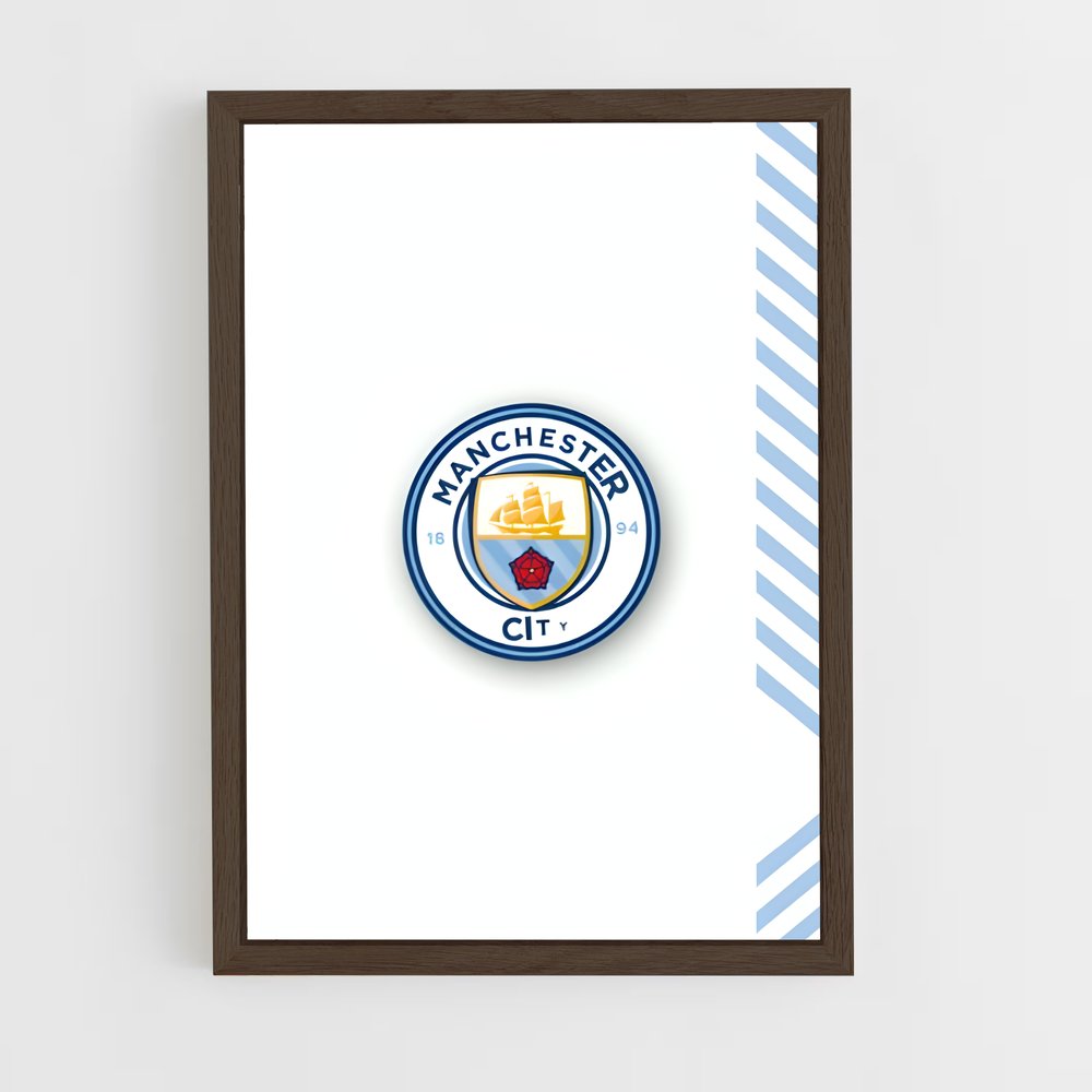 ap-manchester city fc-9 cadre Bois foncé