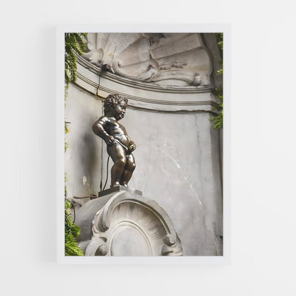 ap-manneken pis-3 cadre Blanc