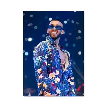 Poster Star en Bleu