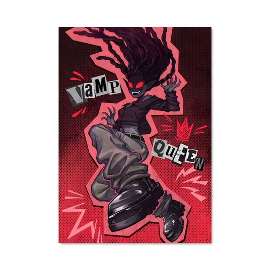 Poster Rouge Profond