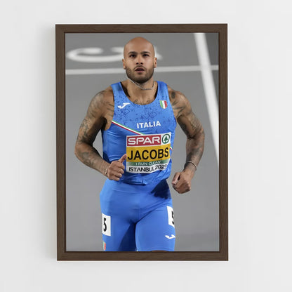 ap-marcell jacobs-5 cadre Bois foncé