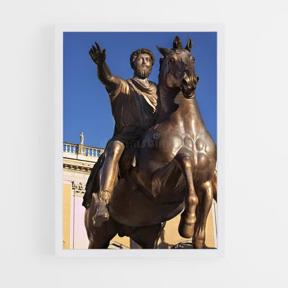 ap-marcus aurelius equestrian-6 cadre Blanc
