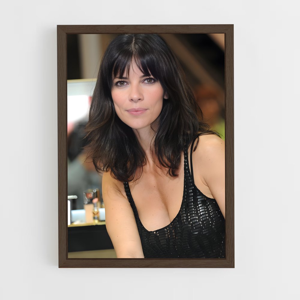 ap-maribel verdu-7 cadre Bois foncé