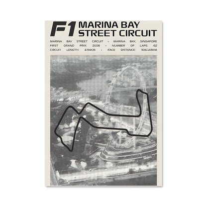 Poster F1 Singapore Night Race