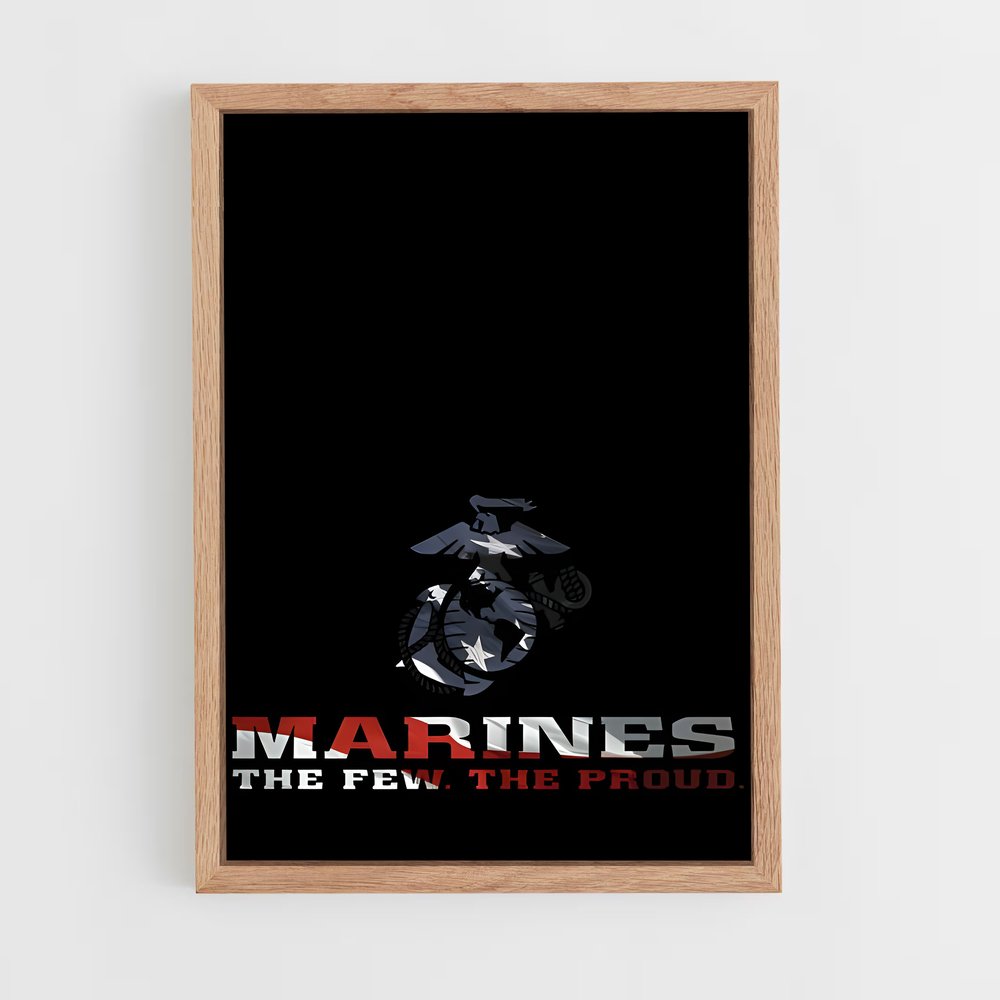 ap-marine corps-2 cadre Bois clair
