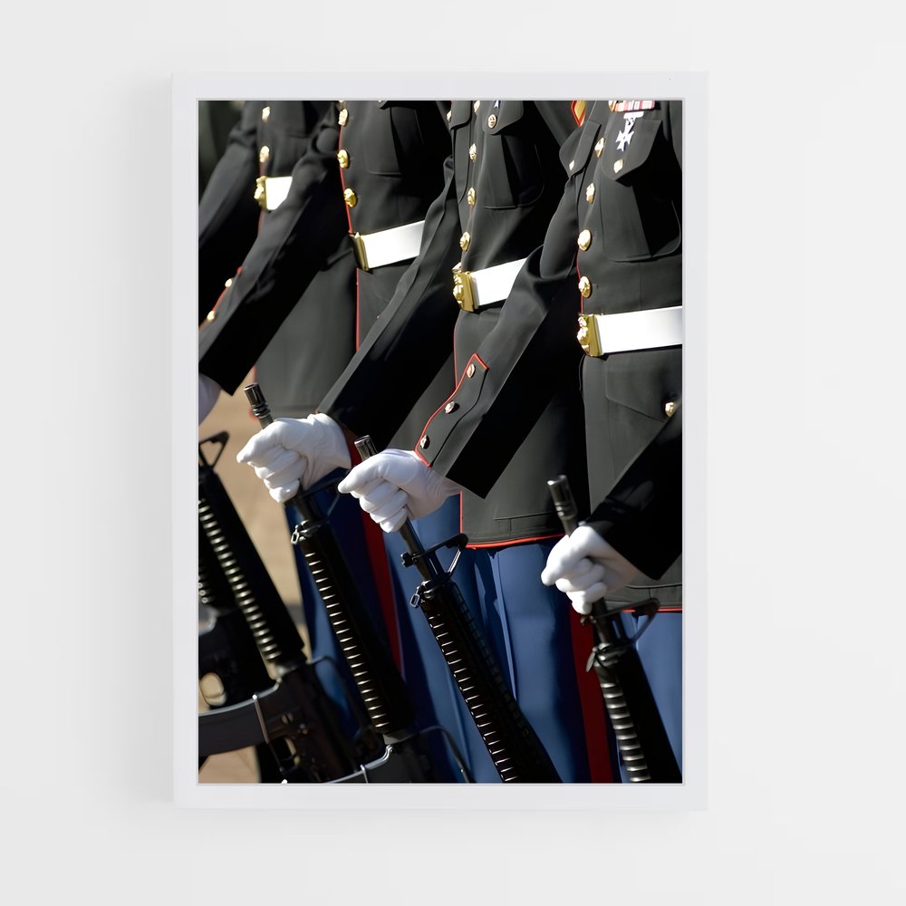 ap-marine corps-3 cadre Blanc