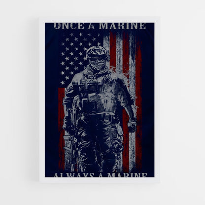 ap-marine corps-5 cadre Blanc