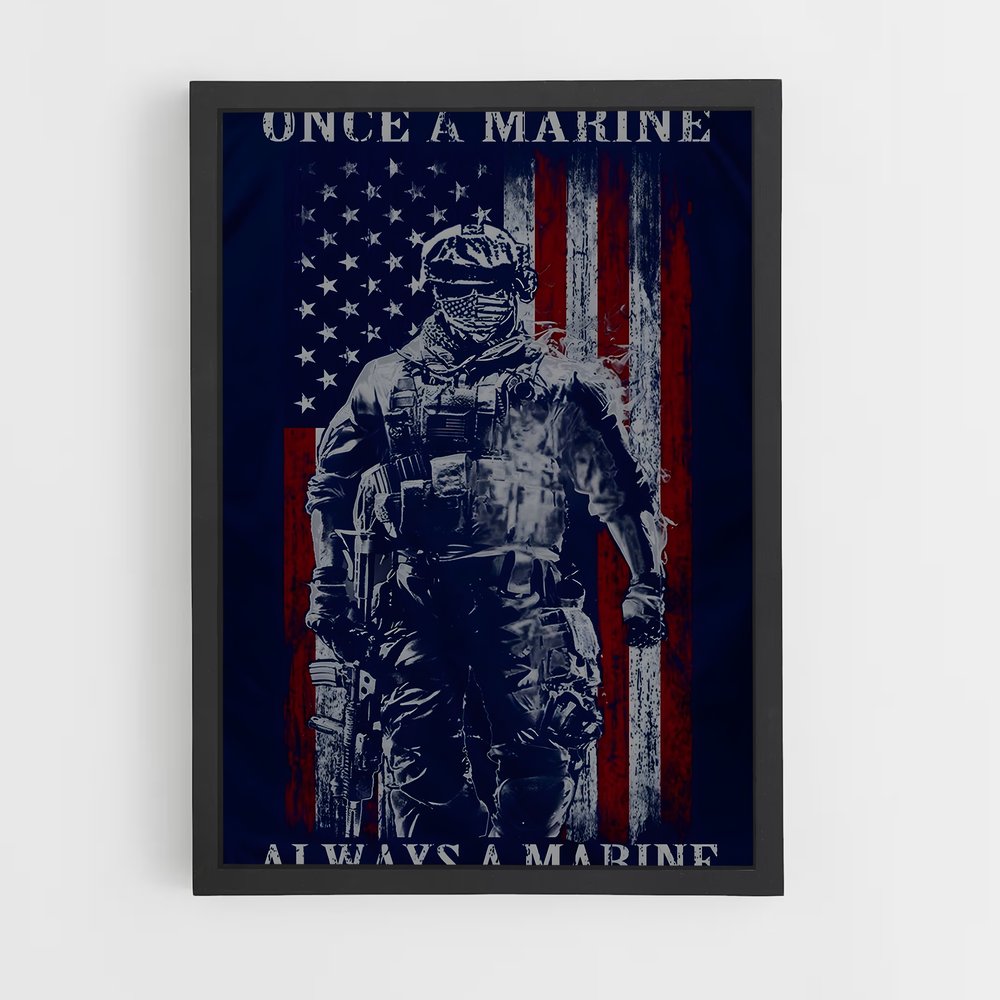 ap-marine corps-5 cadre Noir