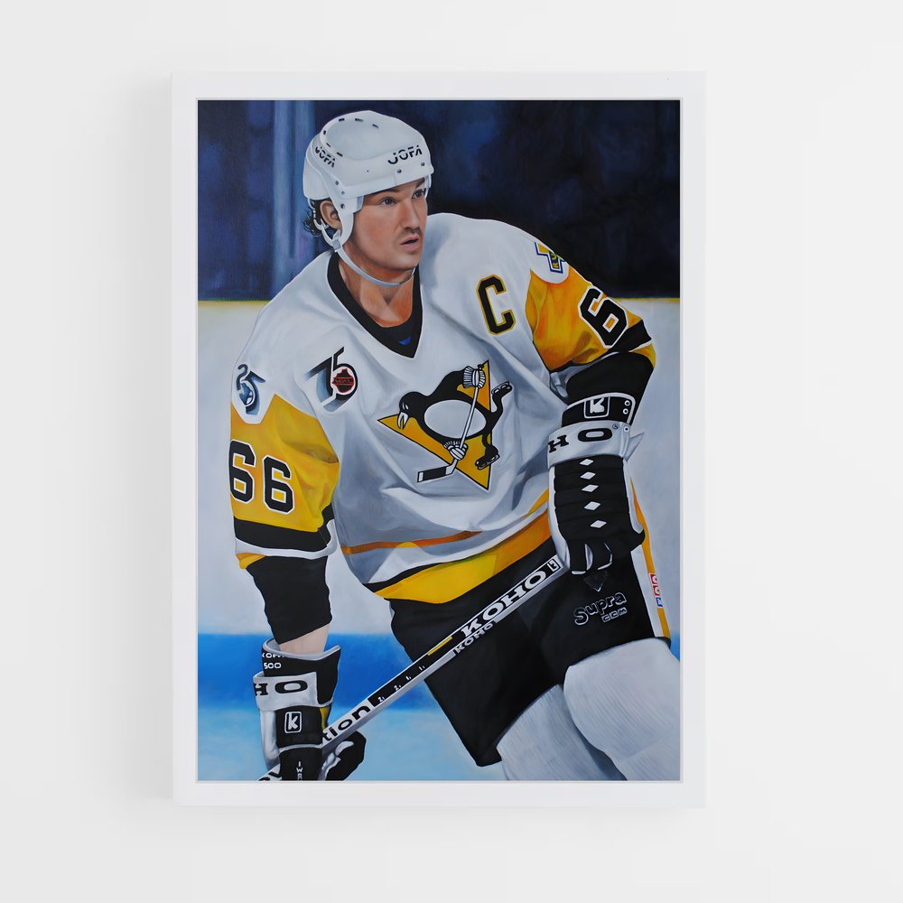 ap-mario lemieux-3 cadre Blanc