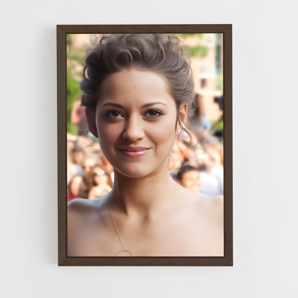 ap-marion cotillard-3 cadre Bois foncé