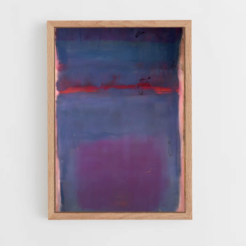 ap-mark rothko-6 cadre Bois clair