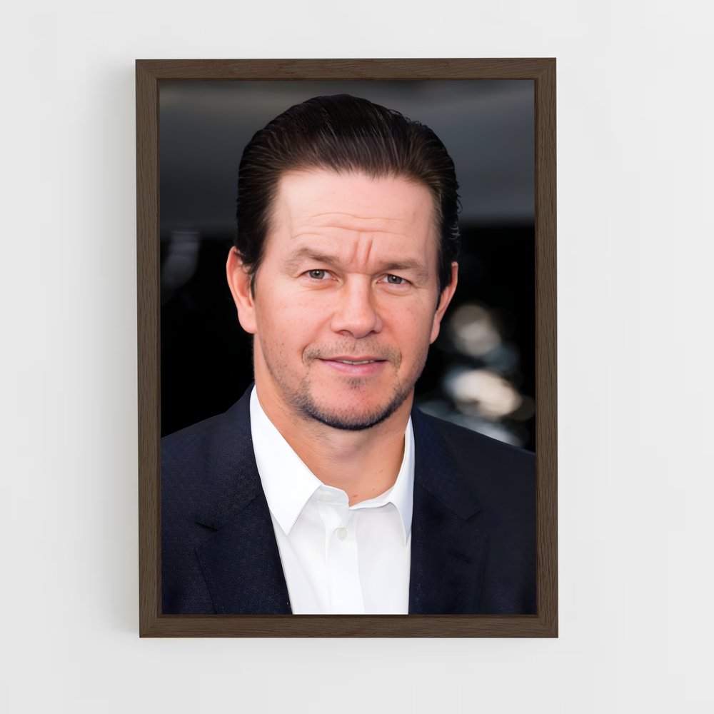ap-mark wahlberg-1 cadre Bois foncé