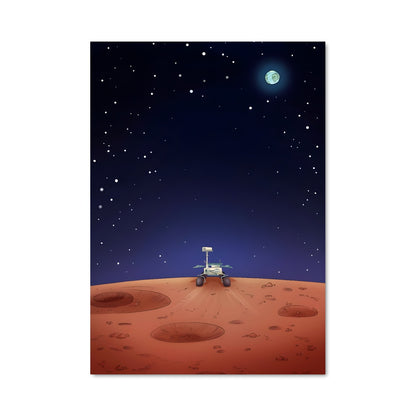 Poster Martien Explorateur