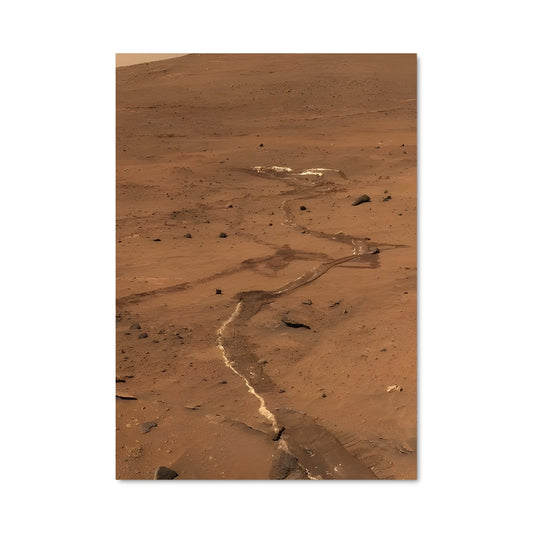 Poster Curiosity sur Mars