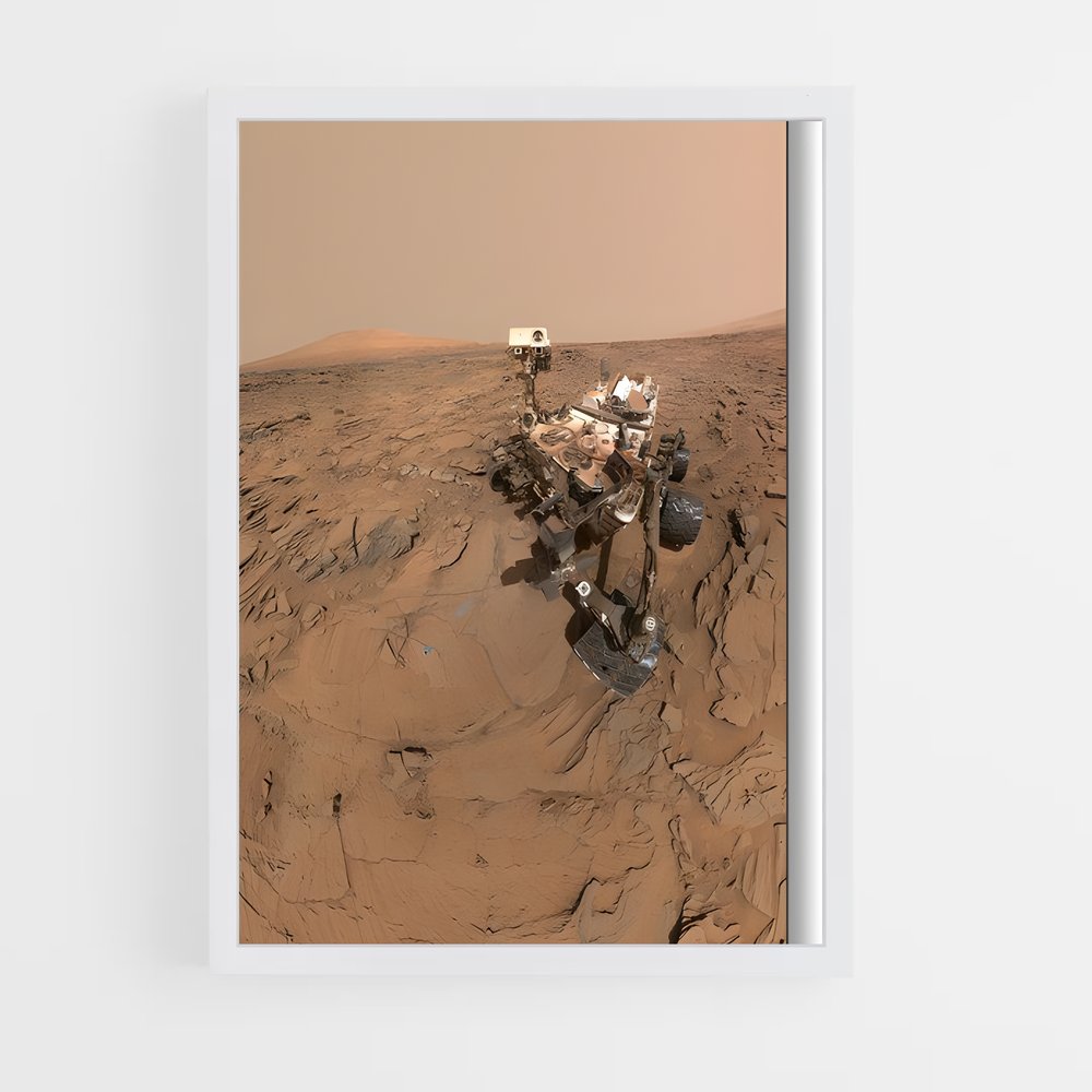 ap-mars rover curiosity-1 cadre Blanc